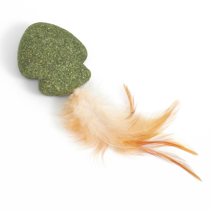 Игрушка для кошек из прессованной кошачьей мяты  Игрушка для кошек из прессованной кошачьей мяты "Стрела", 4,5 см