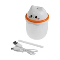 Увлажнитель HM-16 "Котенок", ультразвуковой, 0.21 л, подсветка, USB ( в комп-те)