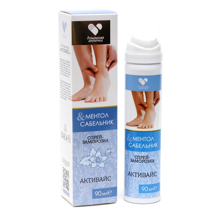 Спрей-заморозка  Спрей-заморозка "Активайс", 90 мл