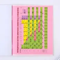 Тетрадь в клетку, предметная, 48 л.,на скрепке, А5 «РОЗОВАЯ СЕРИЯ. Химия»
