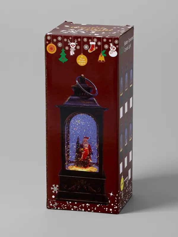 Фигура светодиодная фонарь  Фигура светодиодная фонарь "Рождество", 21х8,5х8,5 см, AAAx3, Т/БЕЛЫЙ