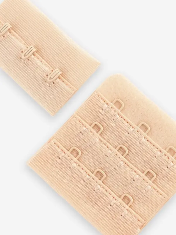 Застёжка для бюстгальтера, 3 ряда 3 крючка, 10 шт., бежевая