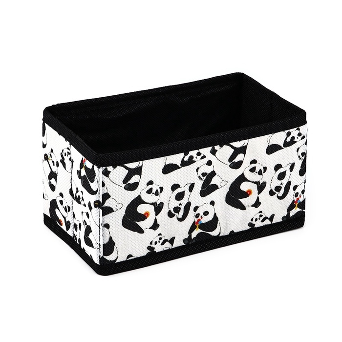 Органайзер для хранения, кофр для белья Органайзер для хранения, кофр для белья "Панды", 10 х 18 х 10 см