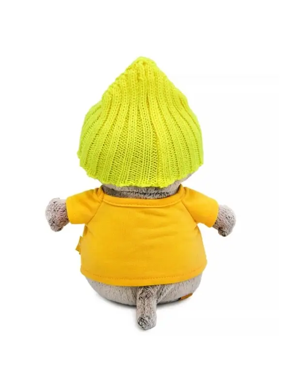 Мягкая игрушка &laquo;Кот Басик BABY в футболке и шапке&raquo;, 20 см