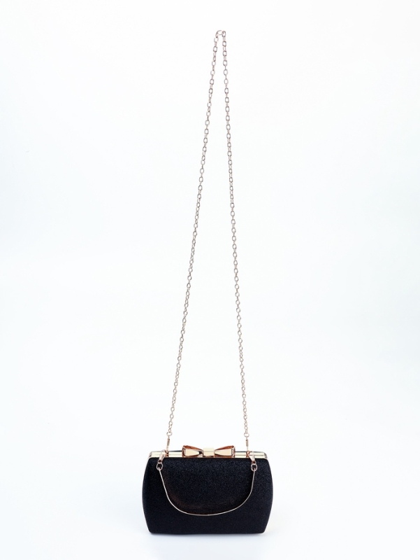 Сумка жен, 18.5*4.5*12 см, отд на фермуаре, цепь, ручка, черный Сумка жен, 18.5*4.5*12 см, отд на фермуаре, цепь, ручка, черный