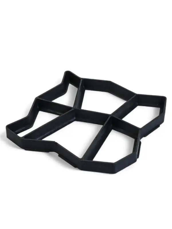 Форма для садовой дорожки, 42&times;42&times;4 см, чёрная