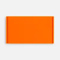 Лейбл из ПВХ Dzeta, M, оранжевый неон