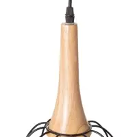 Светильник BayerLux &laquo;Чикаго&raquo;, 1&times;40 Вт, Е27, черный/коричневый, 24.5&times;24.5&times;44(144) см