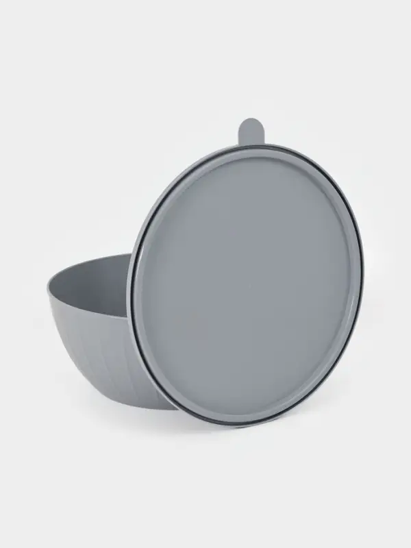 Салатник с крышкой Giaretti Vanilla, 5 л, пластик, МИКС