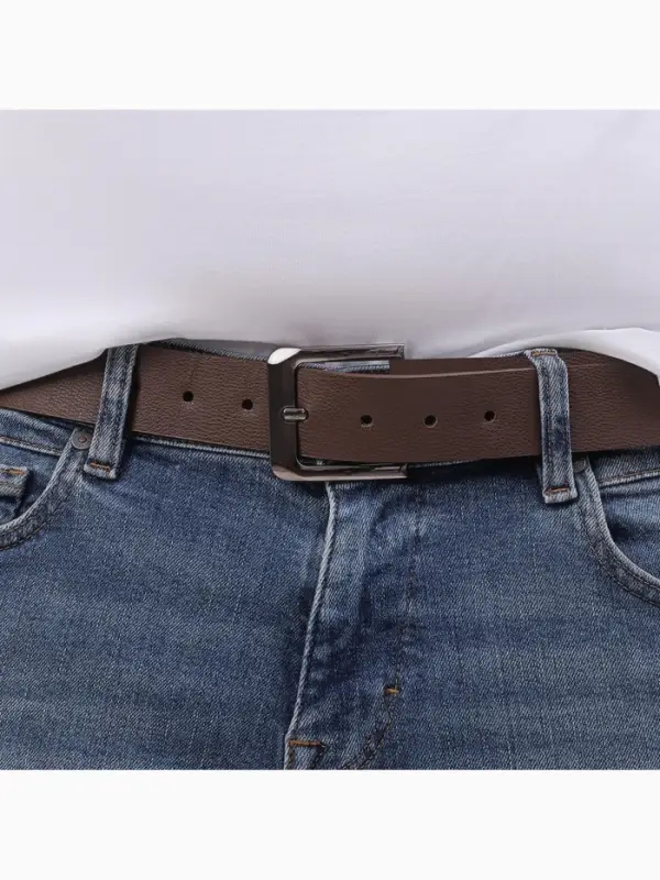 Пряжка для ремня, 5.5&times;5.2 см, 40 мм, цвет чёрный никель