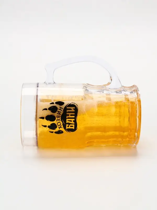 Пивная кружка охлаждающая «Хозяин бани», 420 мл, двойные стенки Пивная кружка охлаждающая «Хозяин бани», 420 мл, двойные стенки