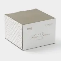 Чайная пара WY Floral Laceware, 2 предмета: чашка 300 мл, блюдце d=15 см, фарфор, белая, серая
