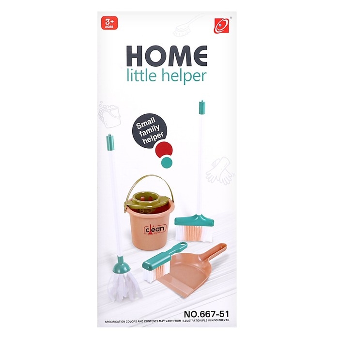 Игровой набор «Весёлая уборка», 5 предметов