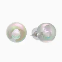 Серьги "Мыльный пузырь", цвет прозрачный