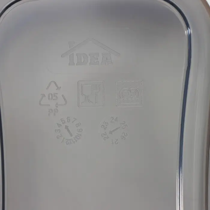 Ёмкость для сыпучих продуктов IDEA &laquo;Бест&raquo;, 1.5 л, 9.5&times;19&times;14 см, пластик, серая