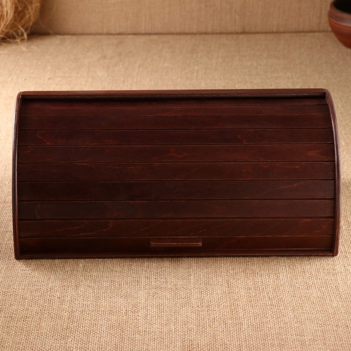 Хлебница «Зёрнышко», цвет орех 38х25х16.5 см Хлебница «Зёрнышко», цвет орех 38х25х16.5 см