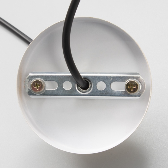 Светильник Светильник "Лакки" 1х40Вт Е27серо /золотой 18х18х35(135)см