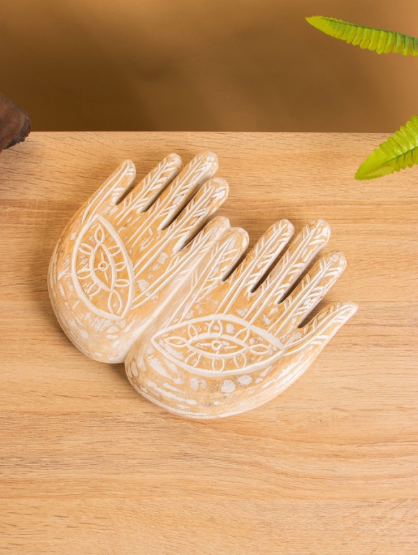 Сувенир интерьерный Сувенир интерьерный "Ладошки" дерево 23х20х4 см