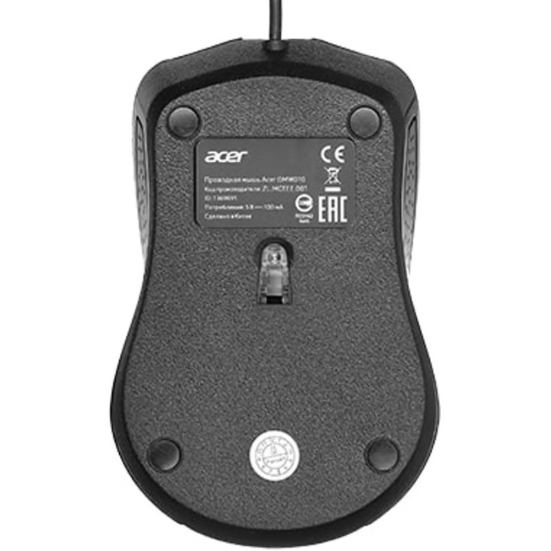Мышь компьютерная Acer OMW010, черный