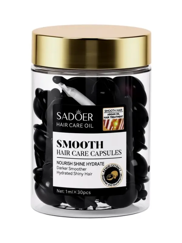 Масло для волос в капсулах, с аргановым маслом и лесным орехом, 1 мл &times; 30 шт.