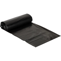 Мешки для мусора ПНД 60л 7,3мкм 20шт/рул черн 58х68см Ромашка