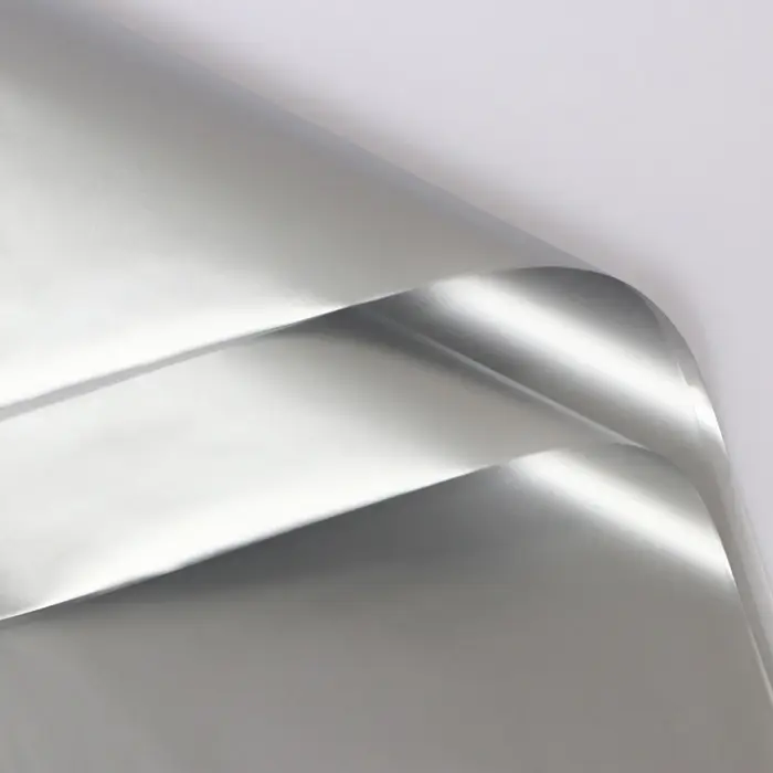 Пленка для цветов матовая,«Тишью», 20 микрон, 57×57 см, серебро Пленка для цветов матовая,«Тишью», 20 микрон, 57×57 см, серебро