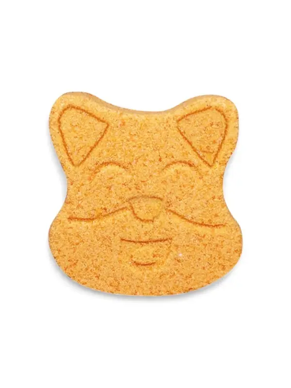 Бомбочка для ванн фигурная &laquo;Счастливая лиса&raquo;, аромат ягод, 90 г