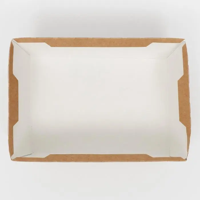 Контейнер с прозрачной крышкой, крафт, 0,4 л, 14,5 х 9,5 х 4, 5 см Контейнер с прозрачной крышкой, крафт, 0,4 л, 14,5 х 9,5 х 4, 5 см