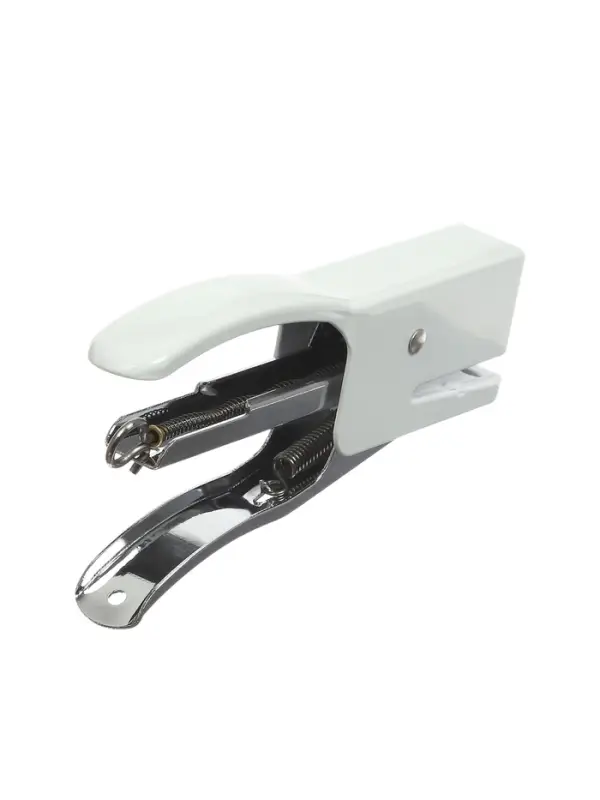 Степлер плаер №24/6 до 20 листов, скобы 24/6, для сшивания на весу, стальной, МИКС