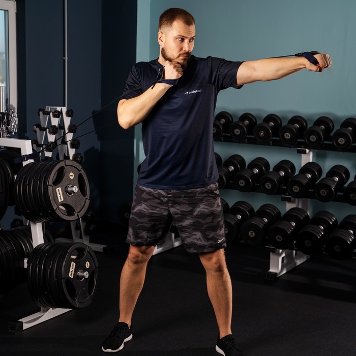 Эспандер ONLYTOP «Динамик-1» для лыжника, пловца, с мягкими ручками Эспандер ONLYTOP «Динамик-1» для лыжника, пловца, с мягкими ручками