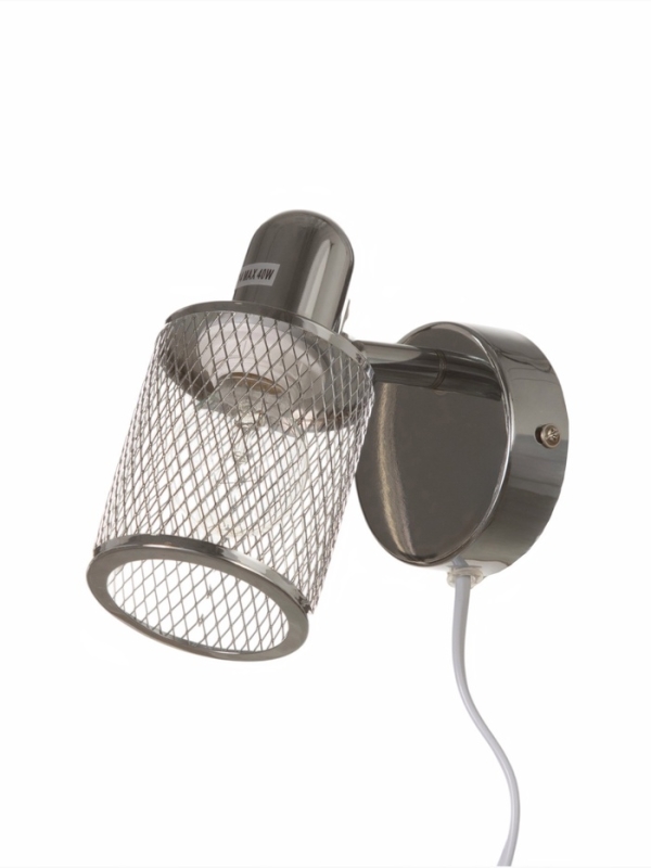 Спот "Анрия" 1хЕ14 40Вт хром 14х8х12 см