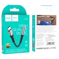 Переходник LS33 Type-C на 3.5 Jack HOCO черный