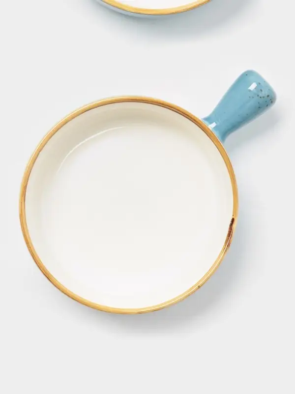 Кокотницы Magistro «Церера», набор 2 шт., 500 мл, d=15 см, фарфор, голубые Кокотницы Magistro «Церера», набор 2 шт., 500 мл, d=15 см, фарфор, голубые