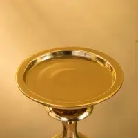 Подсвечник "Эйфория" алюминий 12х12х23 см Подсвечник "Эйфория" алюминий 12х12х23 см