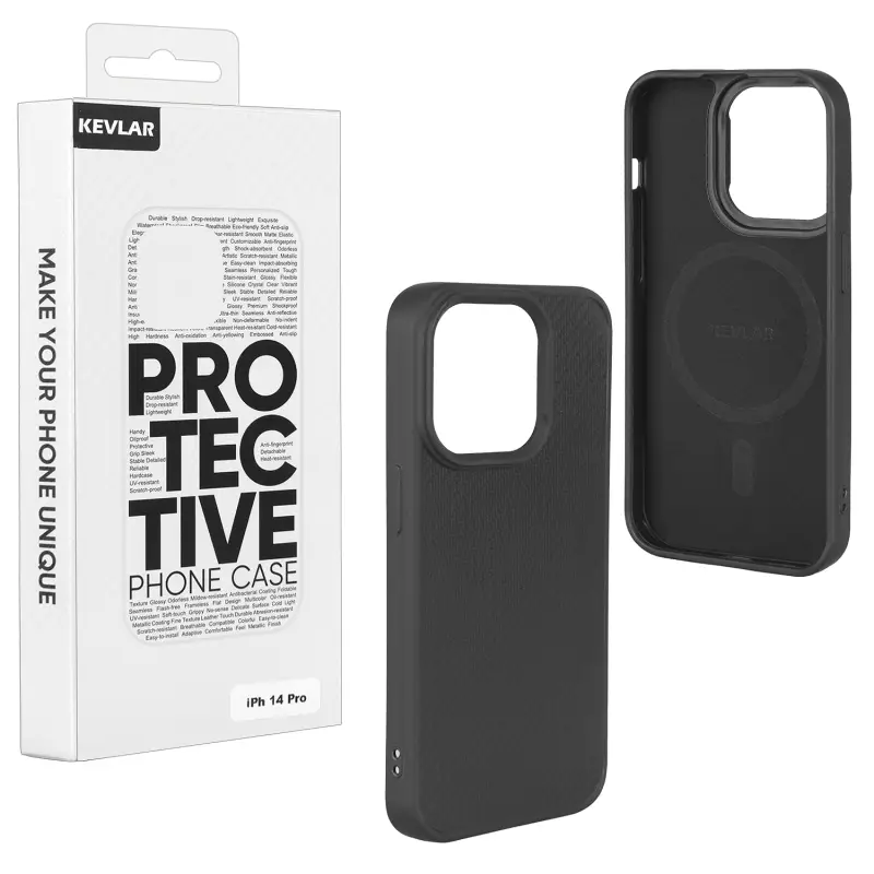 Чехол iPh 14 Pro TPU Kevlar Чехол iPh 14 Pro TPU Kevlar