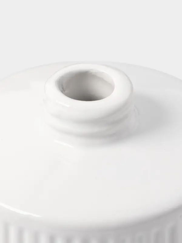 Аксессуары для ванной &laquo;Лина&raquo;, 2 предмета: дозатор для мыла, стакан, белые