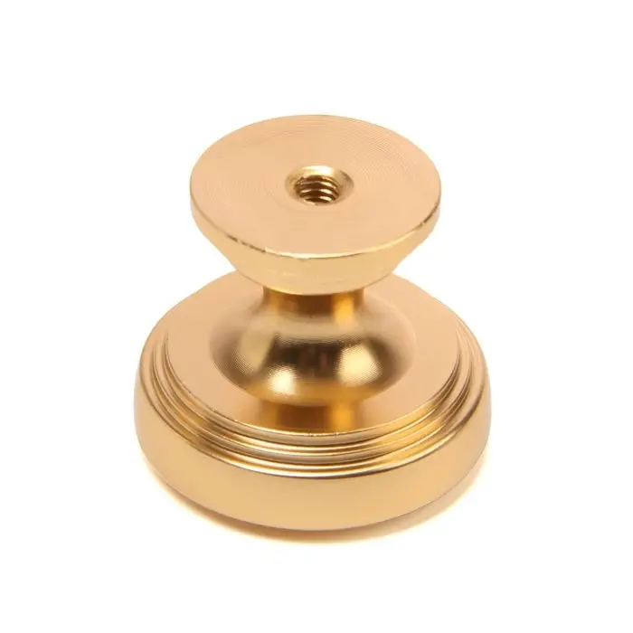 Ручка-кнопка CAPPIO PK322, d=30 мм, цвет золото, 8 шт.