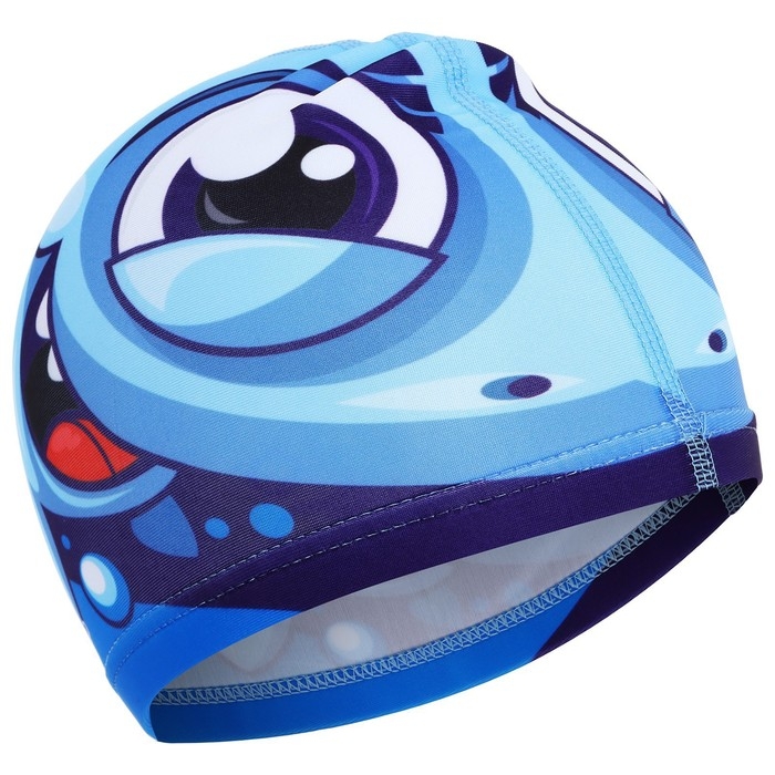 Шапочка для плавания детская ONLYTOP «Акулёнок», тканевая, обхват 46-52 см Шапочка для плавания детская ONLYTOP «Акулёнок», тканевая, обхват 46-52 см