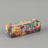 Коробка подарочная с окном &laquo;С любовью. Цветы&raquo;, 18&times;5.5&times;5.5 см, самосборная