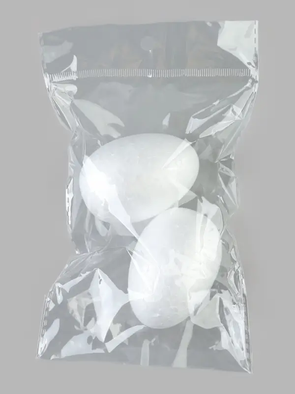 Яйцо из пенопласта, размер 7&times;4.5 см, 2 шт.