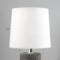 Лампа настольная RISALUX &laquo;Леджо&raquo;, E14, 40 Вт, серая, 15&times;15&times;32 см