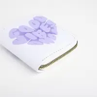 Кошелёк маленький Good vibes на молнии, белый