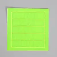 Светоотражающие наклейки «Полоска», 12×2.5 см, 5 шт. на листе, МИКС