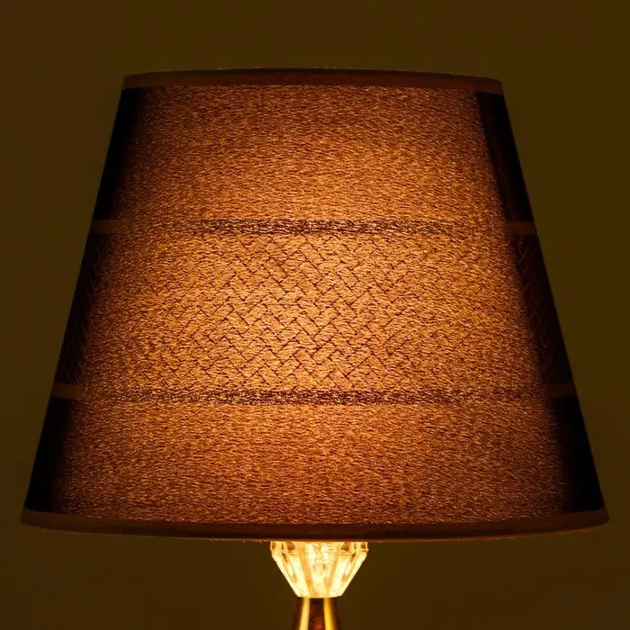 Абажур BayerLux, E27, чёрно-золотистый, 25&times;25&times;19 см