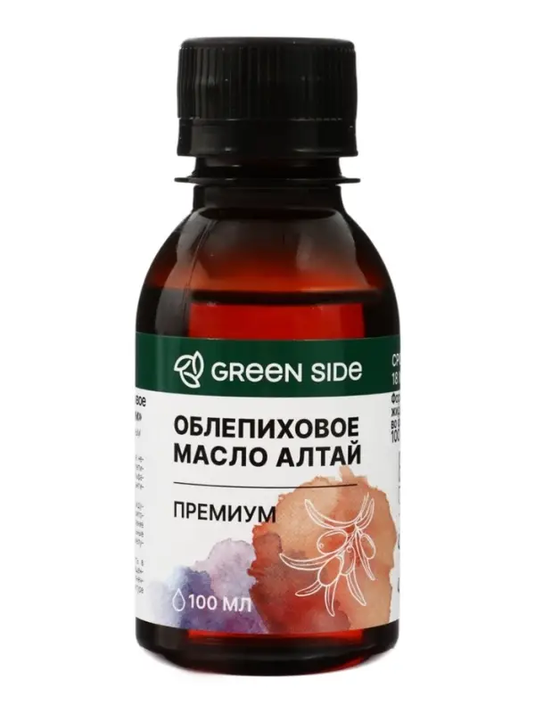 Облепиховое масло АЛТАЙ &laquo;Премиум&raquo; 25 мг%, пэт, 100 мл