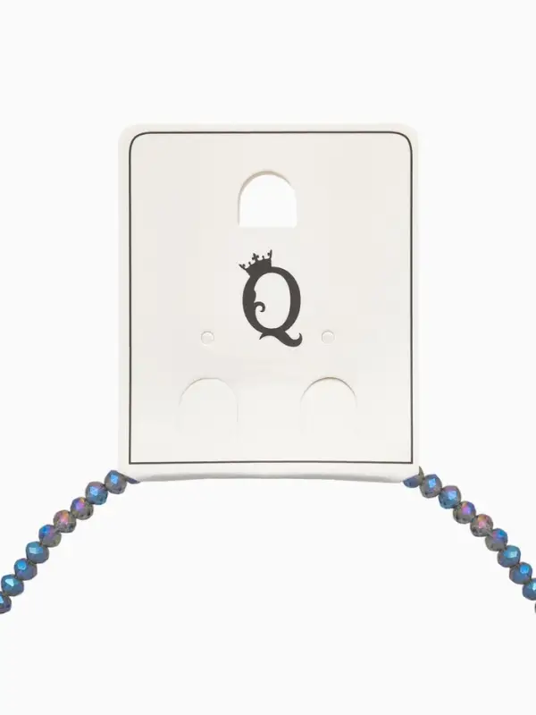 Чокер из бисера &laquo;Хрусталь&raquo;, серый в серебре, 36 см + 5 см доп, цепочка