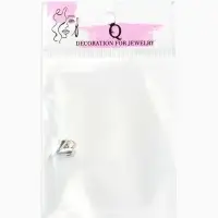 Подвеска "Сердце тренд", 1,1*1,6 см, цвет серебро