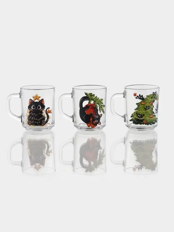 Кружка Кружка "Green tea" "Озорные котики" 200 мл