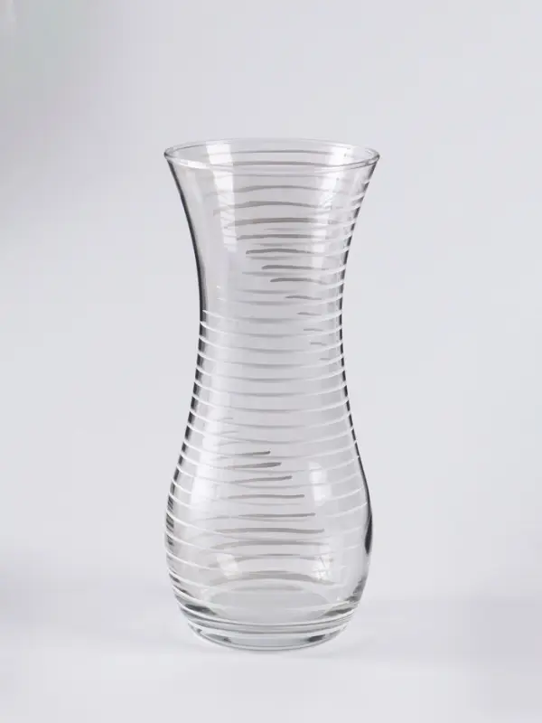 Ваза &laquo;Бриз&raquo;, дымка, h=26 см, стекло, прозрачная
