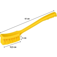 Щетка NV с длинной ручкой, средняя жесткость, 410 мм, желтая_NV-02611-6Y